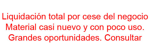 Liquidacion de stock